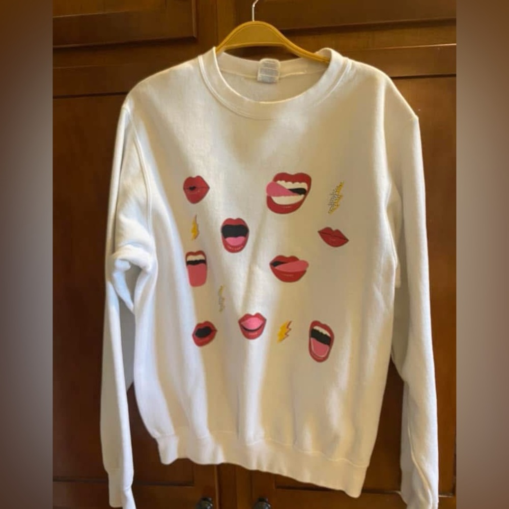 Sweatshirt. Purchasesed from local boutique. A favorite.